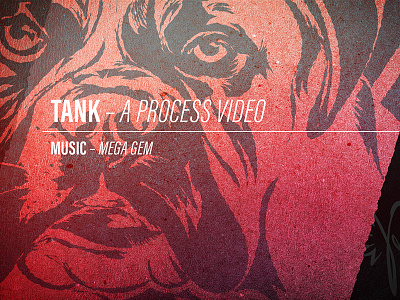 Tank Process Video dog illustration illustrator texture video