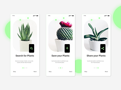 Plants Onboarding — Daily UI — 23