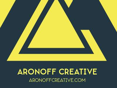 Business Card Idea for Aronoff Creative business logo