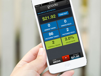 Simple & Flat Stats Page for Goodio