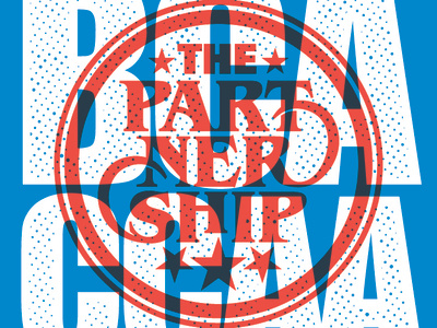 The Partnership branding design logo typography vector