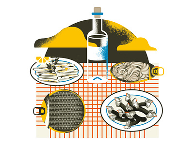 Cantabria products illustration