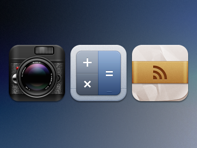 Gigantor - Camera+, Calculator and Reeder calculator camera gigantor icons iphone reeder theme