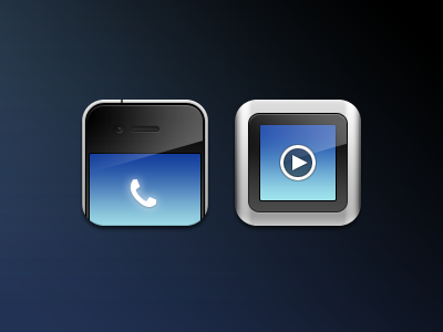 Gigantor - Phone & iPod icons iphone ipod phone