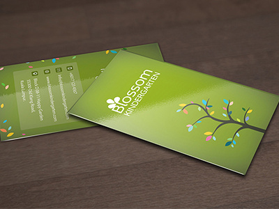 Eco concept business card blossom business card colorful eco eco friendly go green green grow leaf leaves modern tree