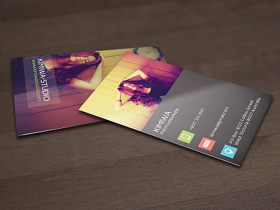 Personalized business card Vol2 business card modern personal personalized photo photography print showcase stylish trendy web web style