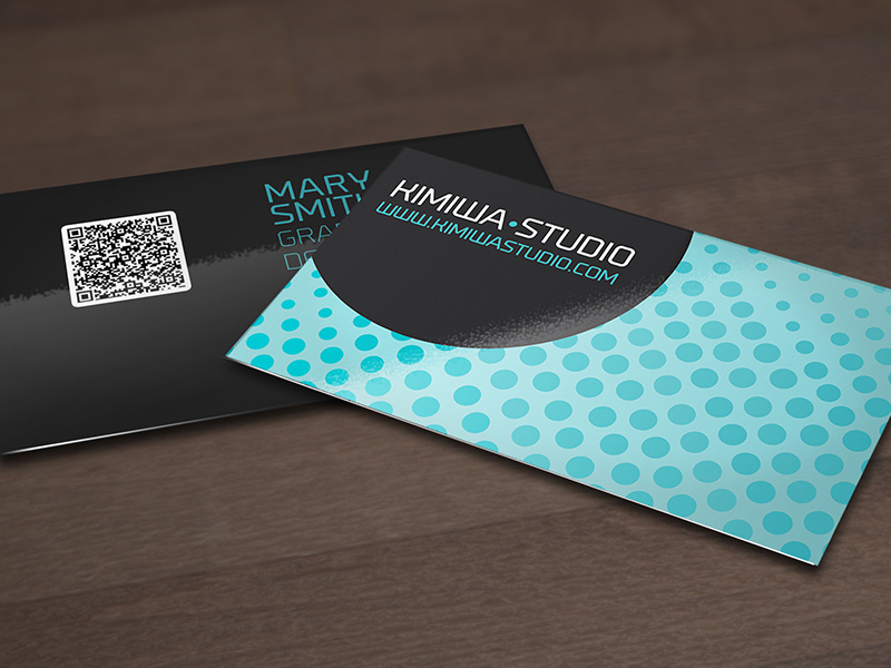 Polka Dot Business Cards Best Images Limegroup