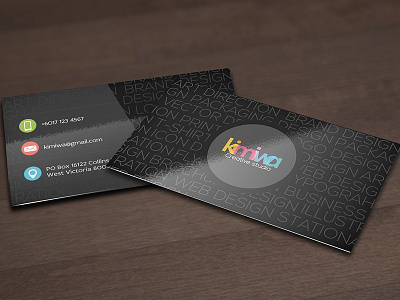 Typography business card Vol2