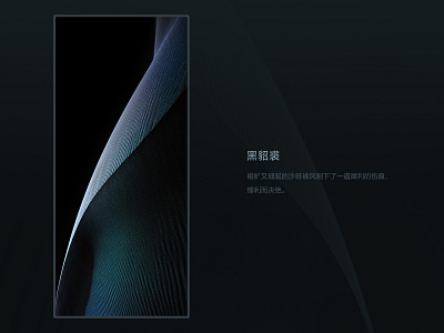 20191125 “黑貂裘” -- For MIUI12 System Of Xiaomi art design miui12 wallpaper xiaomi