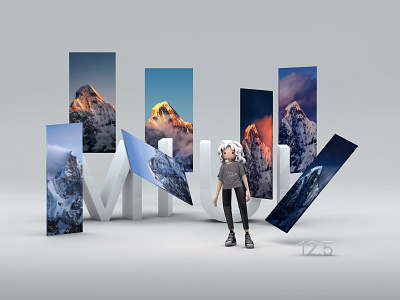 20201112 MIUI12.5 Stock Wallpaper- Four Girls Mountain art design xiaomi