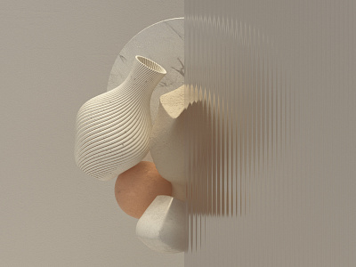 Personal explorations - To Honor Giorgio Morandi 3d art c4d design wallpaper