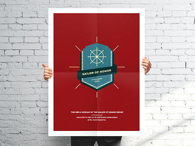 Sailor of Honor Group honor logo poster sailor type