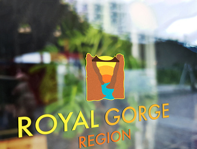 Royal Gorge Region branding design graphic design illustration logo