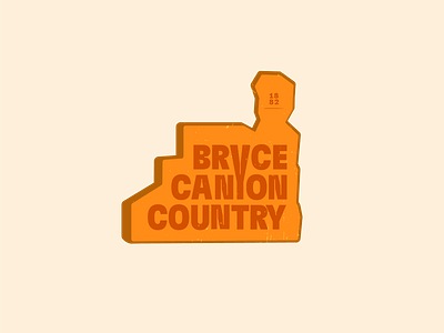 Bryce Canyon Country branding graphic design logo