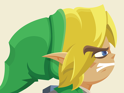 Angry Toon Link