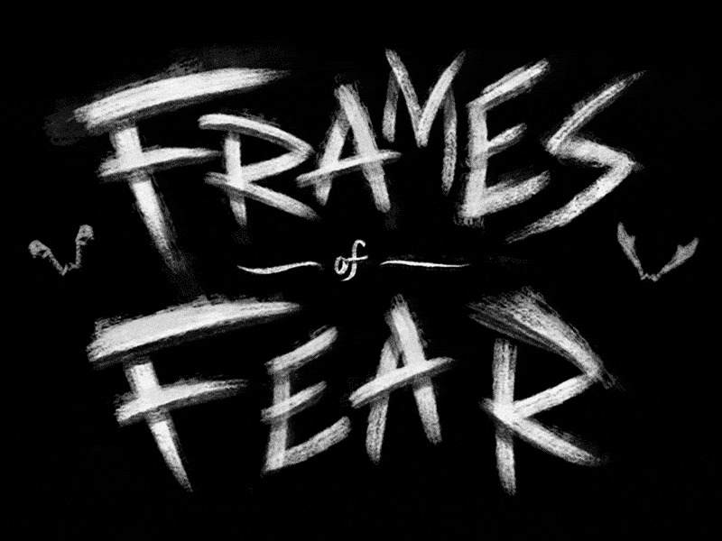 Frames of Fear animation bats black dc frame by frame gif halloween horror loop photoshop scary yulelog