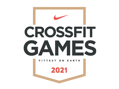 CrossFit Games Badge athletic branding badge badge design branding crossfit design fitness graphic design logo logo design nike shield typography vector