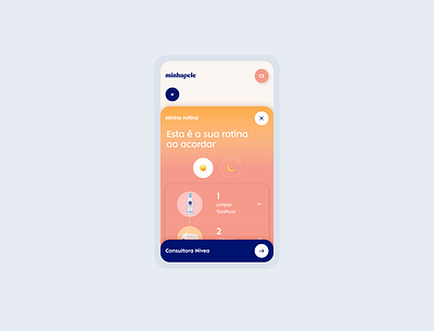 NIVEA: Minha Pele app design experience design mobile product ui ux webapp