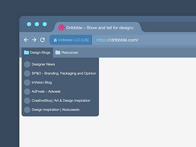 Dream Theme for Chrome v2 - WIP browser chrome interface neutral theme ui