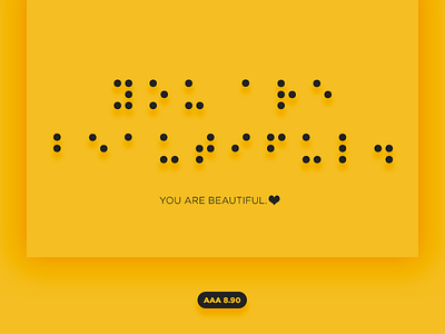 You Are Beautiful.