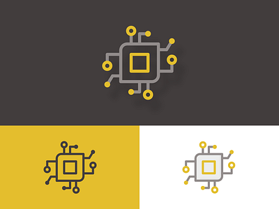 Simple Technology Icon icon logo symmetrical tech tech logo technology technology icons vector