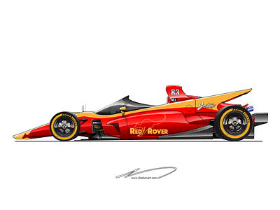 Open wheel racer concept