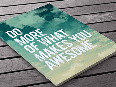 Do More awesome typography