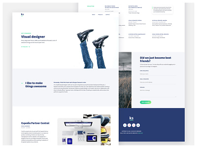katieswanson.design redesign designer portfolio resume visual designer web design webflow website design wip