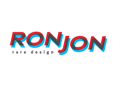 RonJon Design Firm Logo Concept design graphicdesign illustrator logo