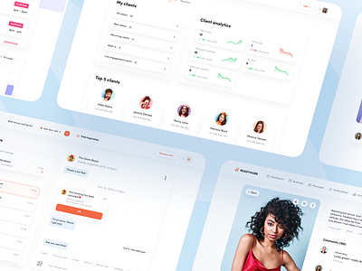 Readyhubb. Website to book beauty services online beauty booking charts design interaction playfull ui ux website