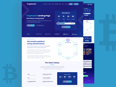 Cryptocurrency Ico sell landing page concept bitcoin btc wallet coin landing page coin sell coin website coinbase crypte website crypto wallet cryptocoin cryptocurrency etherum graphics design home page design ico landing page landing page landing page design litecoin