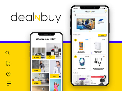 DealNBuy e-commerce app app design e commerce ui ux