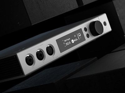 Industrial Design for Matrix Audio new serise 3d audio blender hardware industrial product