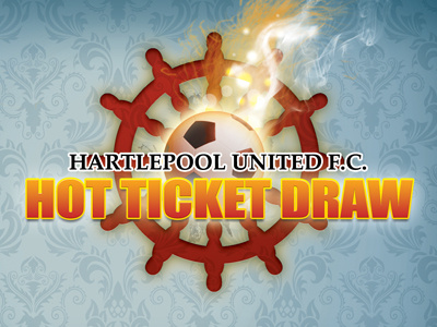 Hot Ticket Draw colour graphic design illustration