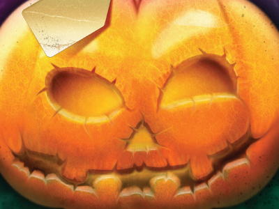 Pumpkin illustration orange photoshop