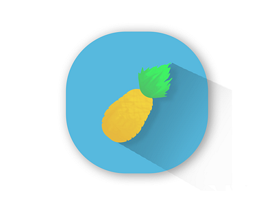 Pineapple app icon app gradient icon illustration logo pineapple