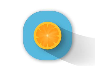 Orange app icon app app design brand brand identity branding concept icon illustration logo orange ui