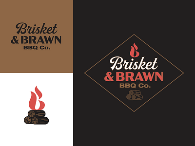 Barbeque identity american barbeque beef branding cooking grill logo meat pork vintage