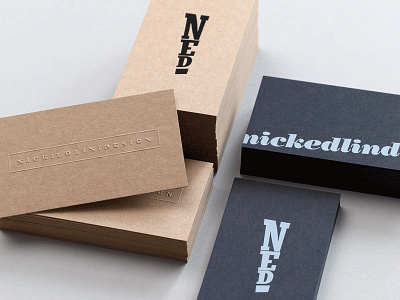 Nick Edlin Design business cards