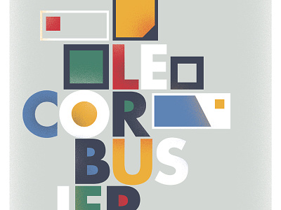 Le Corbusier architecture le corbusier poster typography