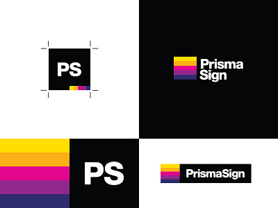 PrismaSign branding colour logo signage spectrum vhs