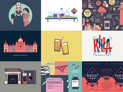 Best 9 2015 branding illustration packaging stationery website