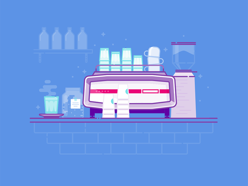 MYOB Cafe by Nick Edlin on Dribbble