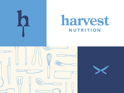 Harvest Identity branding food healthy logo meals nutrition packaging