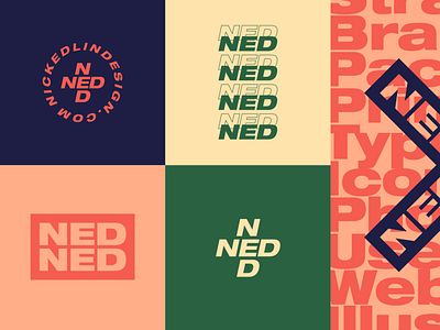 NED 2019 branding branding and identity design logotype typography