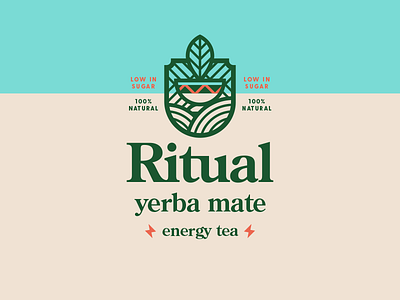 Energy Tea concept beverage beverage packaging brand drink energy drink healthy logo natural tea