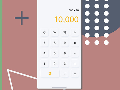 Calculator Design adobe illustrator adobexd design app landing page logo logodesign ui design ui designs ux design ux designer