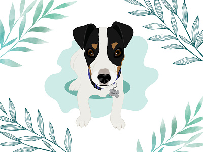 Nicky the Puppy design dog dog illustration illustration puppy wacom intuos