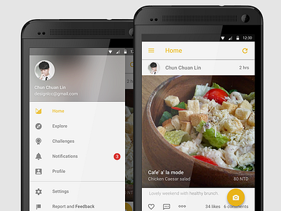 MENU Redesign anroid design interface ios material