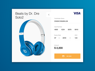 DailyUI #002 Credit Card Checkout